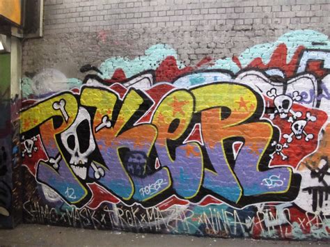 Poker Graffiti Wallpaper